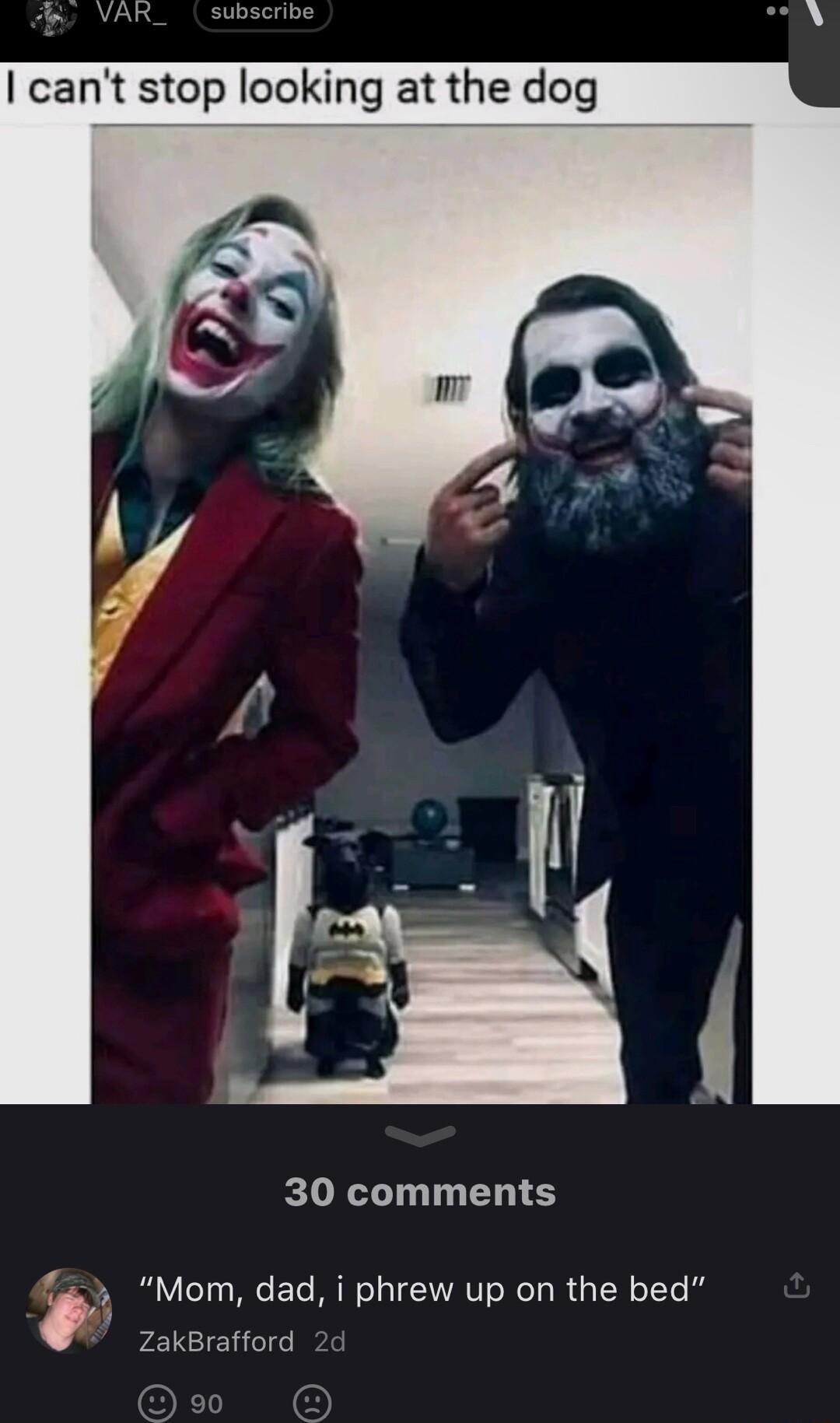 cant stop looking at the dog 30 comments Mom dad i phrew up on the bed kBrafford