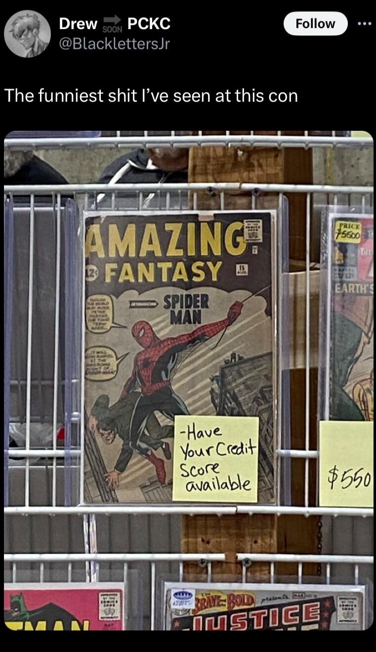 BlacklettersJr Drew PCKC Foiion I8 The funniest shit Ive seen at this con