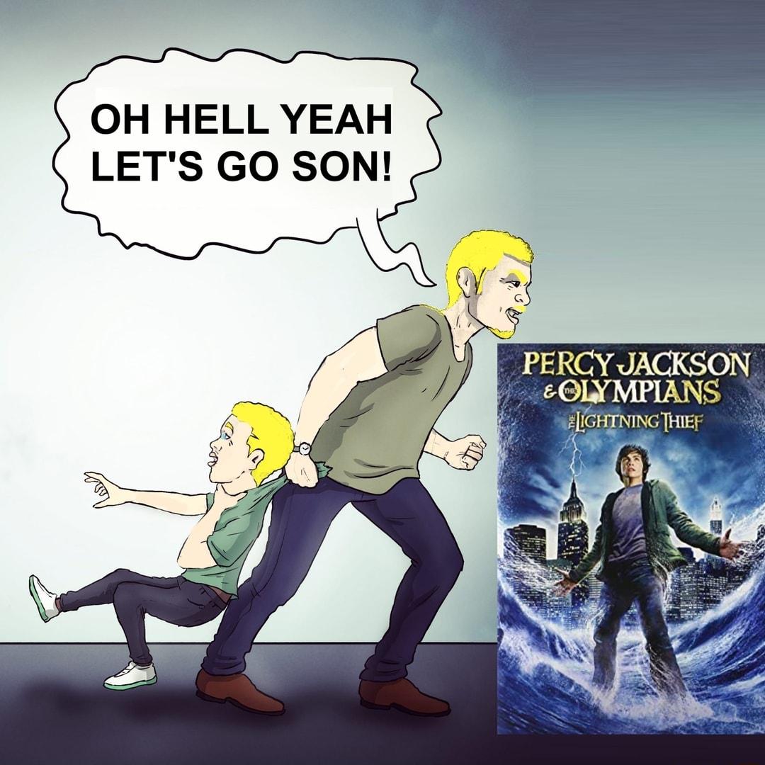 OH HELL YEAH LETS GO SON PERCY JACKSON GLYMPIANS 7 TgNINGTHr