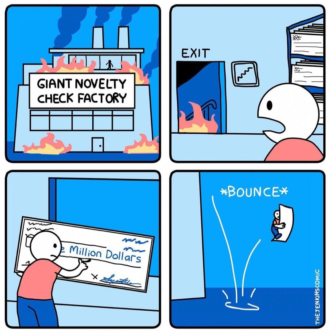 GIANT NOVELTY CHECK FACTORY