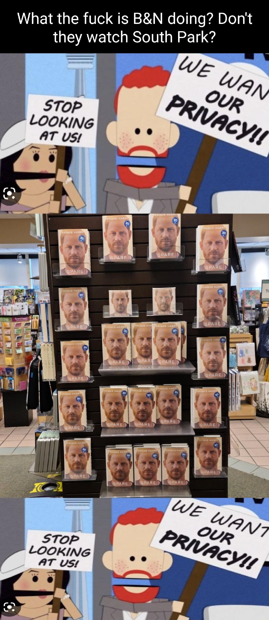 What the fuck is BN doing Dont they watch South Park