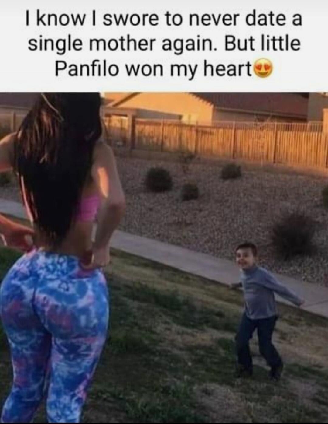 I know I swore to never date a single mother again. But little Panfilo won my heart 😍