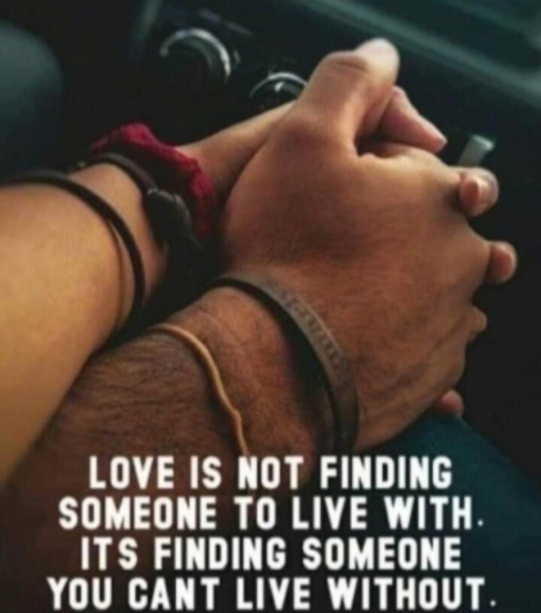 LOVE IS NOT FINDING SOMEONE TO LIVE WITH. IT'S FINDING SOMEONE YOU CAN'T LIVE WITHOUT.
Session ID: 1014058.