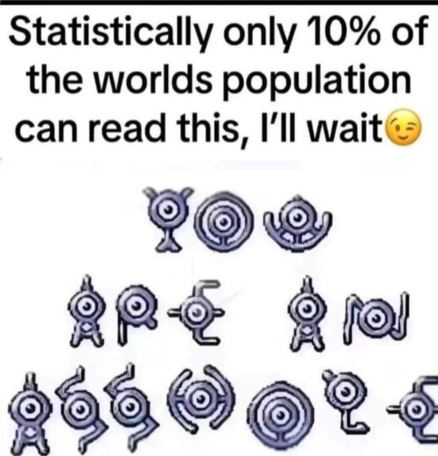 Statistically only 10 of the worlds population can read this Ill waite oW MRE Qo 468 QOR