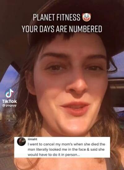 PLANET FITNESS YOUR DAYS ARE NUMBERED