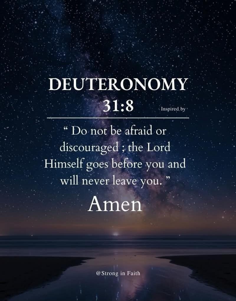 DEUTERONOMY 31:8 Inspired by 