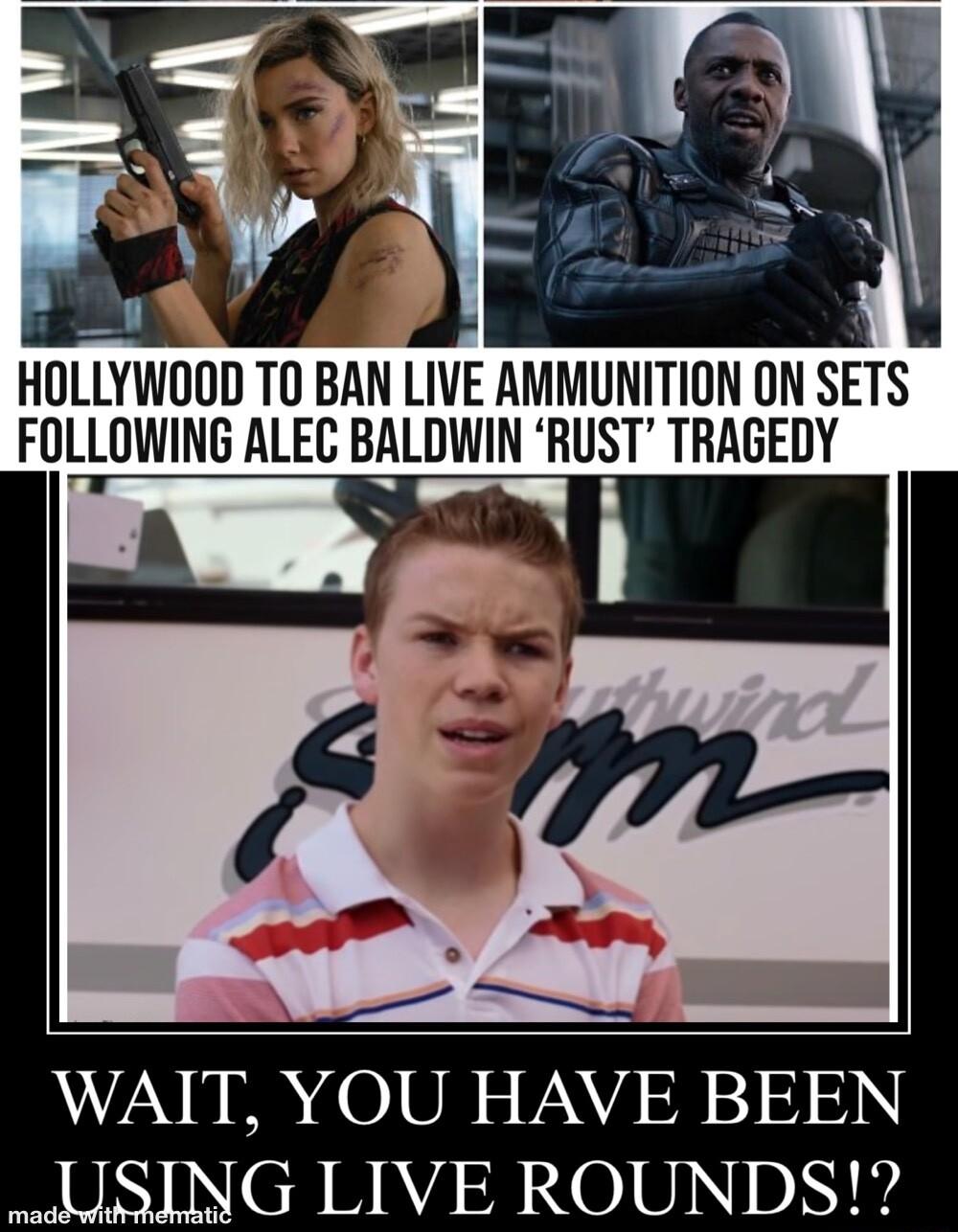 HUYWIJ T0 BAN LIVE AMMUNITION ON SETS FOLLOWING ALEC BALDWIN RUST TRAGEDY WAIT YOU HAVE BEEN ONIINCRBAY 2R 018 DNV