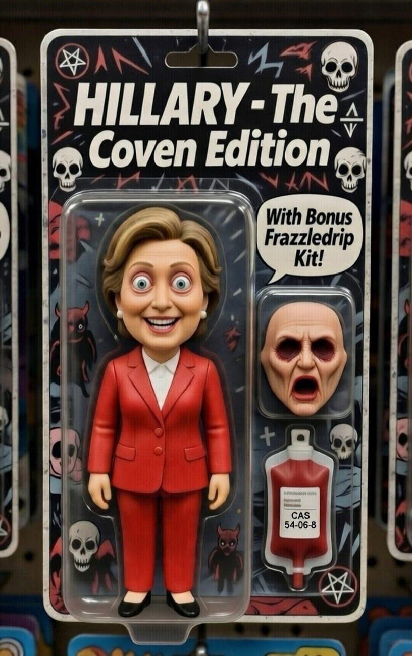 HILLARY - The Coven Edition With Bonus Frazzledrip Kit! CAS 54-06-8