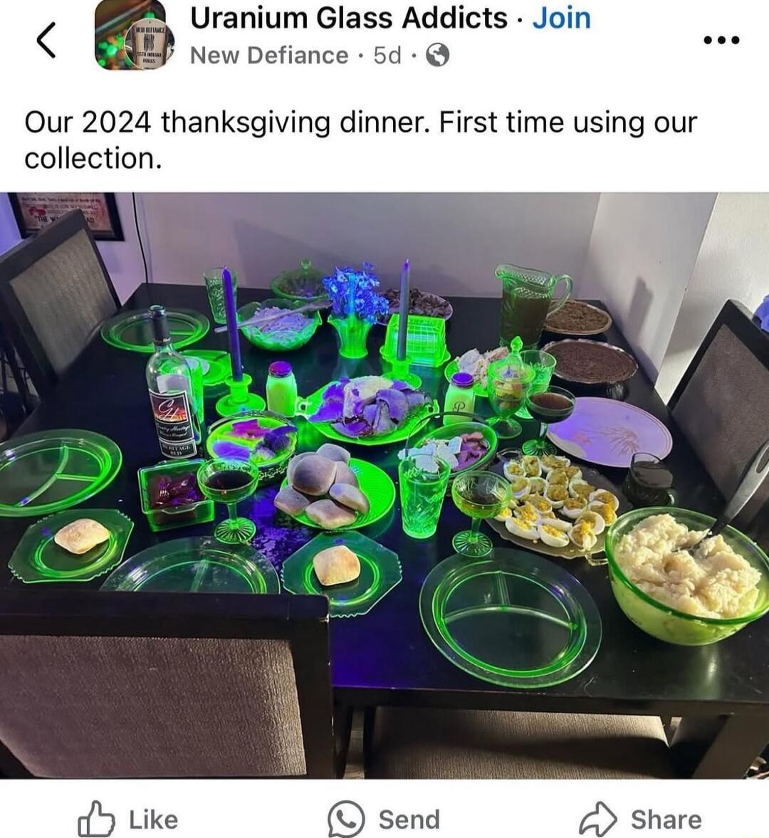 Our 2024 thanksgiving dinner First time using our collectio ike