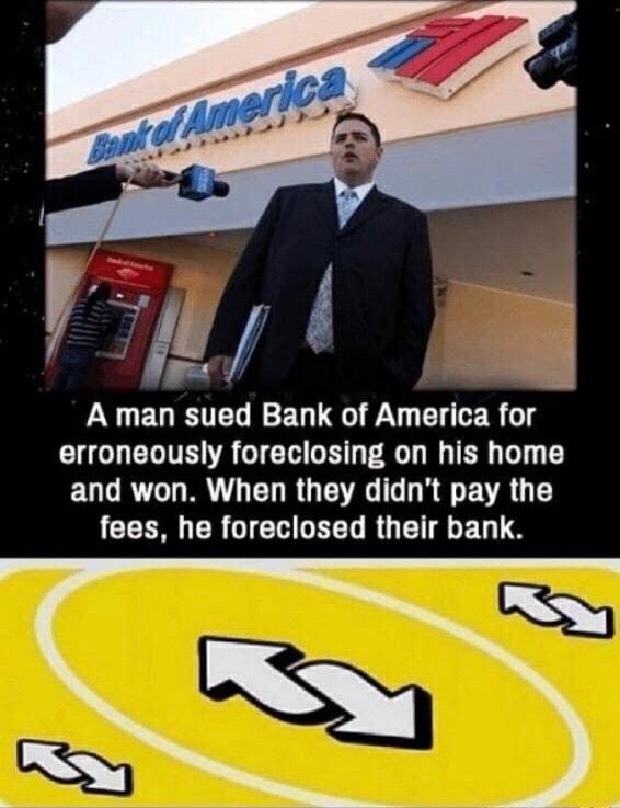 771 g l A man sued Bank of America for erroneously foreclosing on his home and won When they didnt pay the CEEMUCRGCTHGEEL RS EL LS