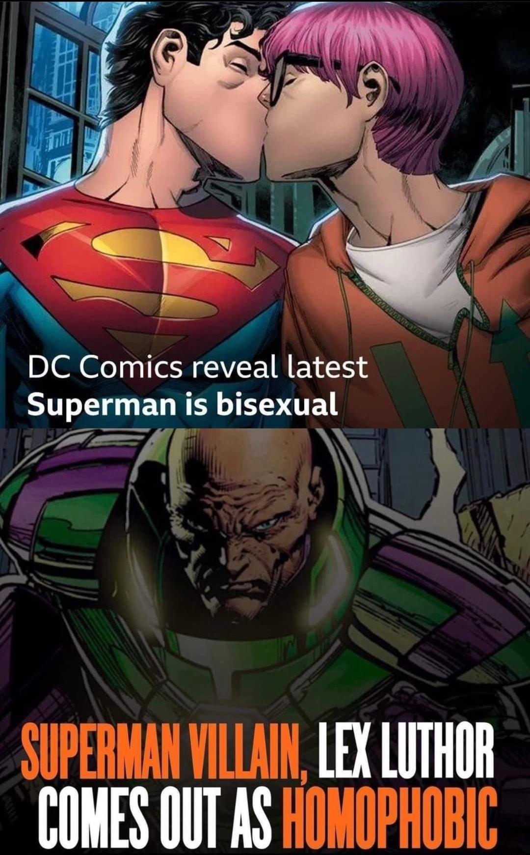 DC Comics reveal latest Superman is bisexual Y LEX LUTHOR llllMS 1Yl