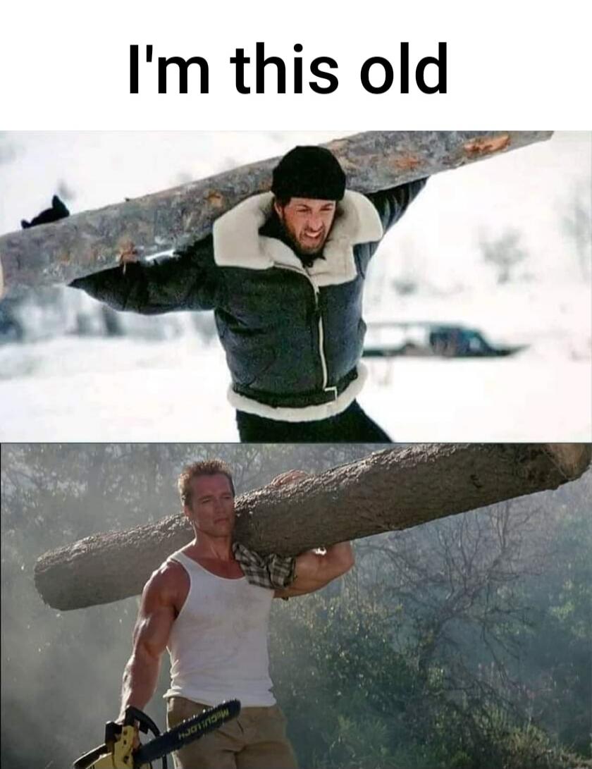 I'm this old