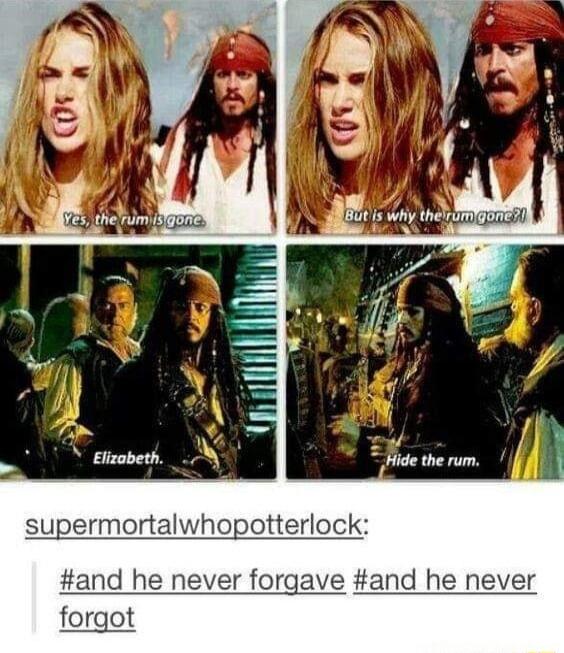 supermortalwhopotterlock and he never forgave and forgot