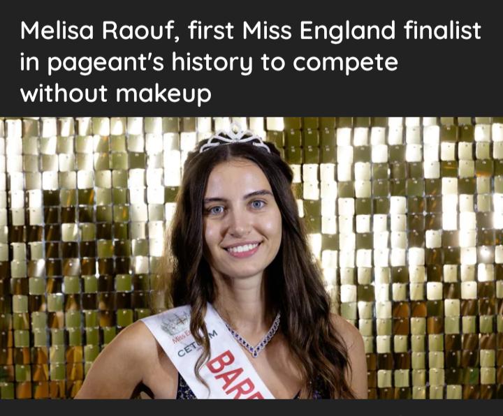 Melisa Raouf first Miss England finalist in pageants history to compete