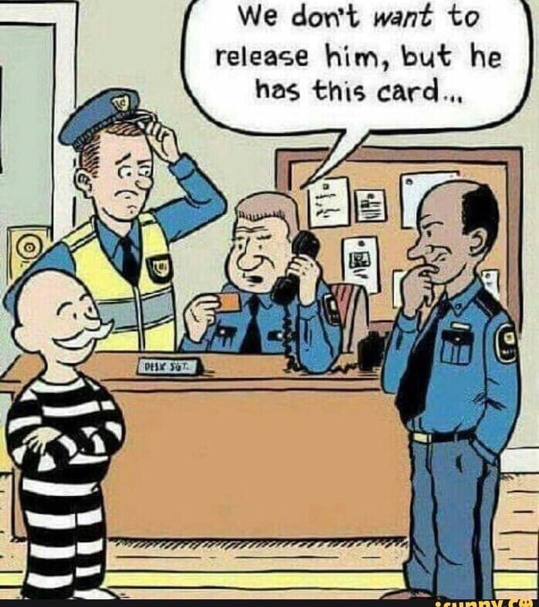 We dont want to release him but he has this card