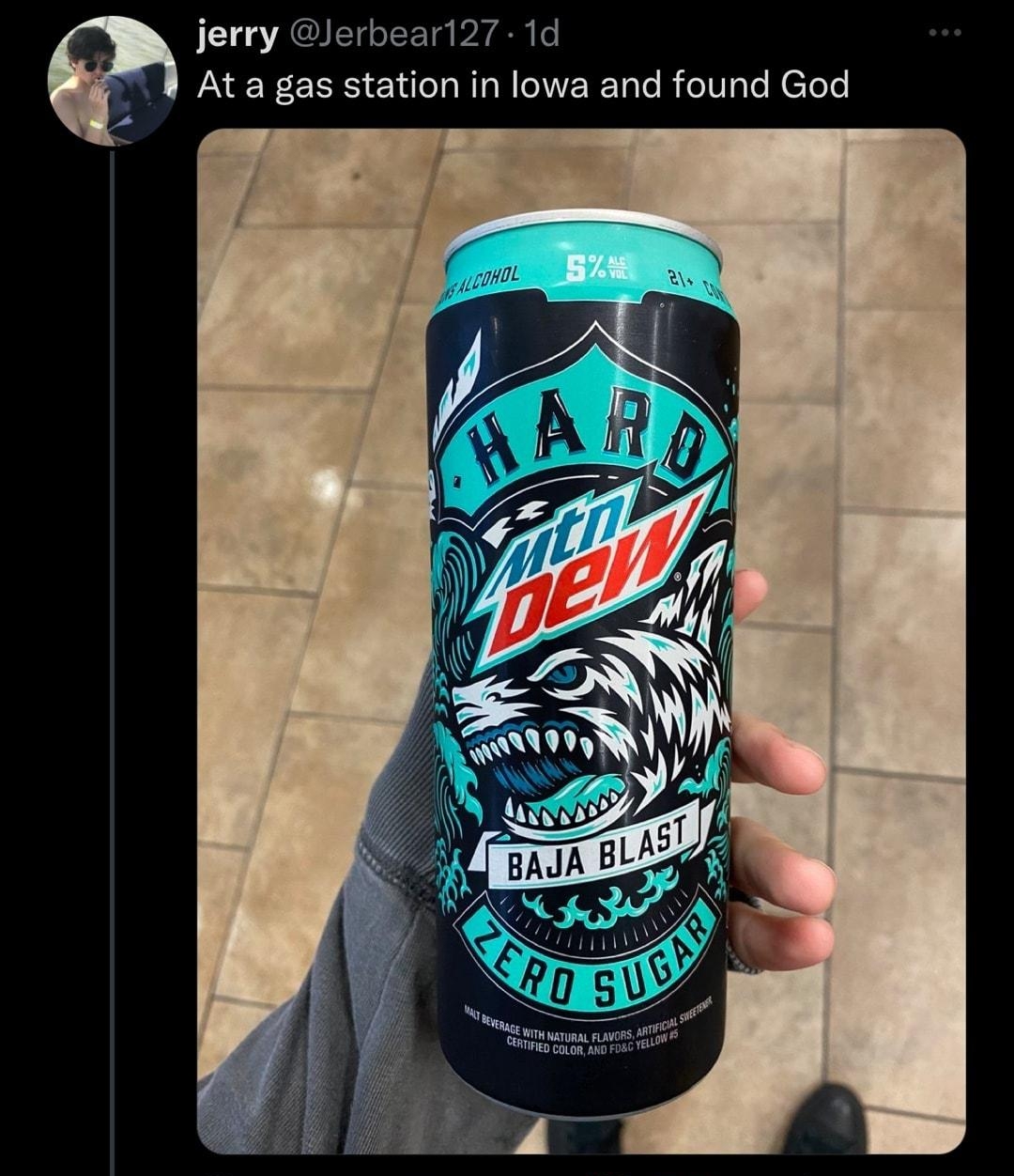 jerry lerbear127 1d At a gas station in lowa and found God