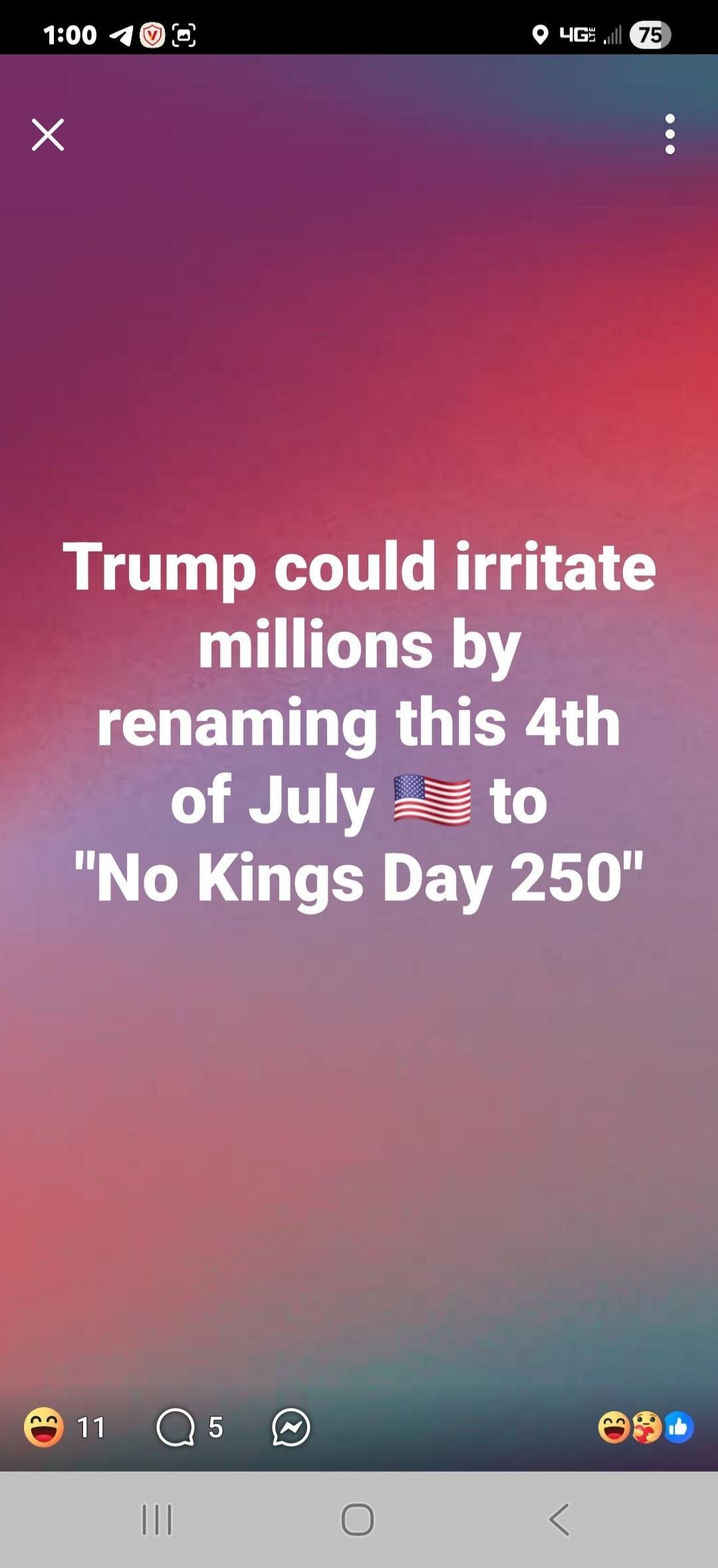 Trump could irritate millions by renaming this 4th of July 🇺🇸 to 