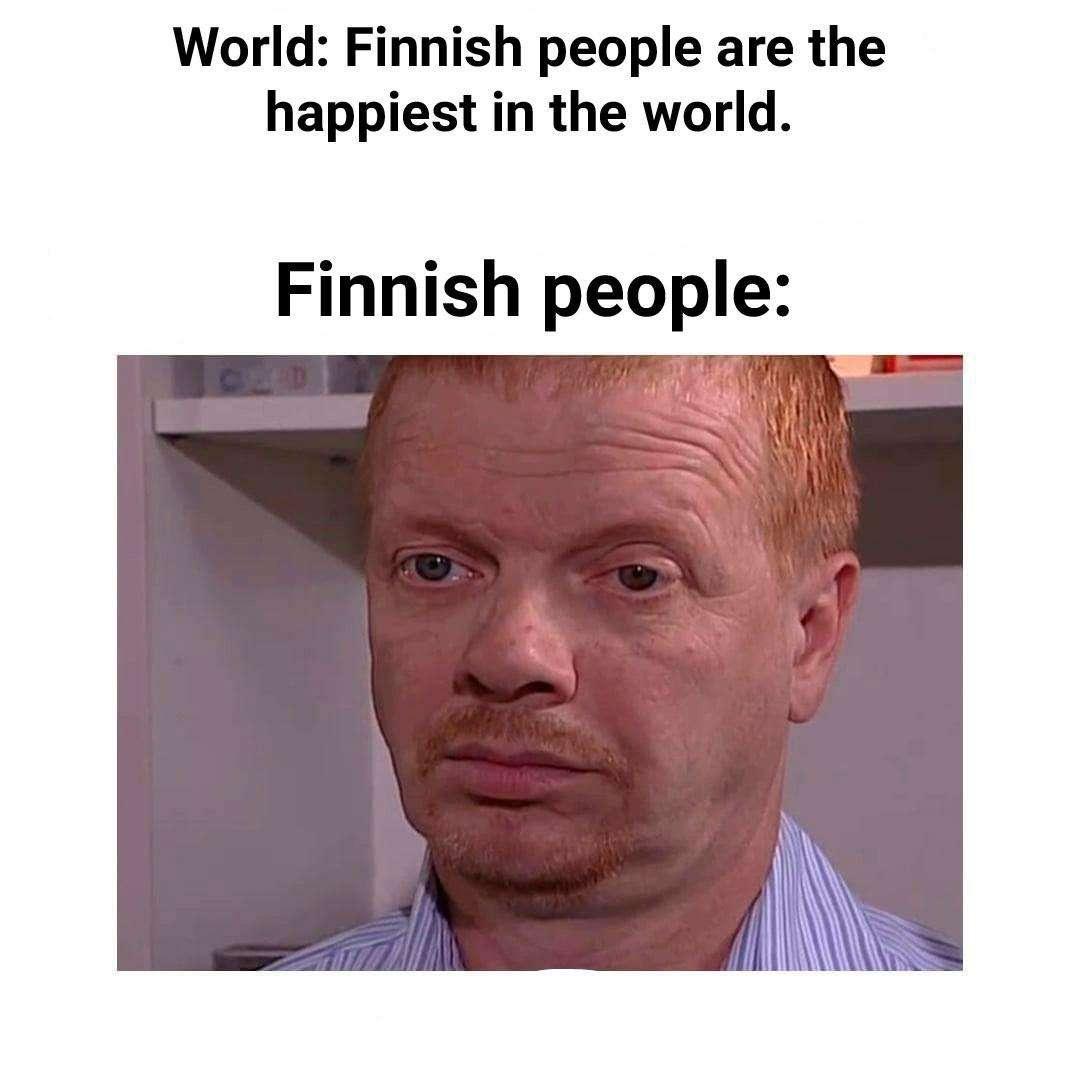 World Finnish people are the happiest in the world Finnish people