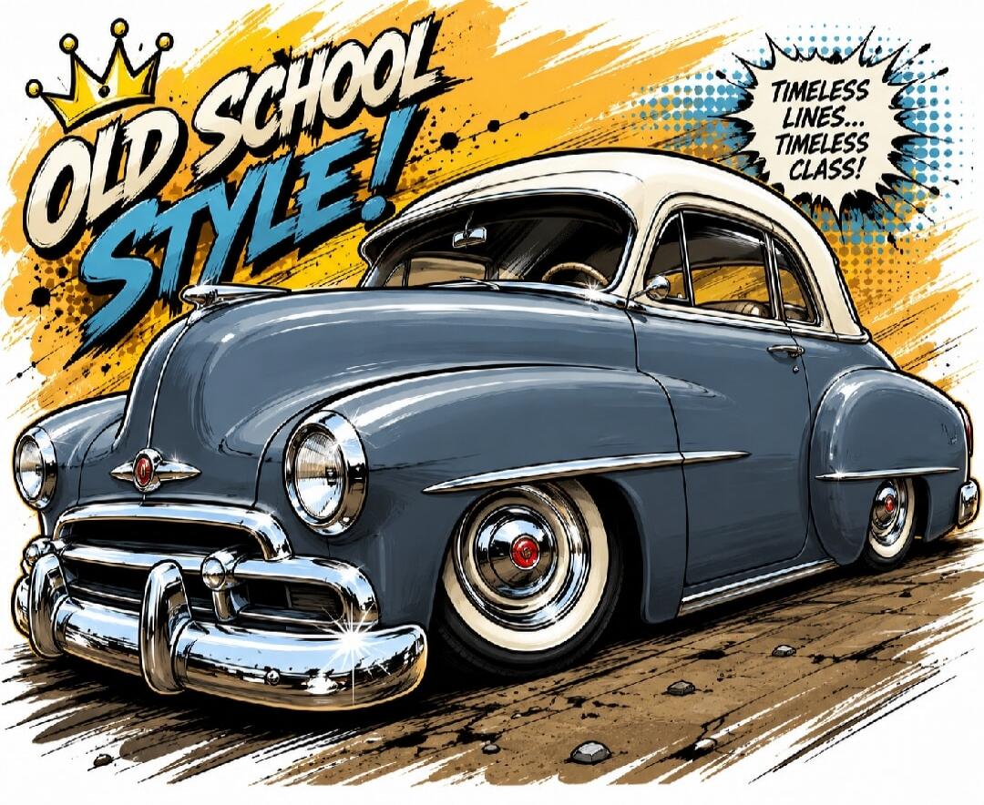 OLD SCHOOL STYLE! TIMELESS LINES... TIMELESS CLASS!