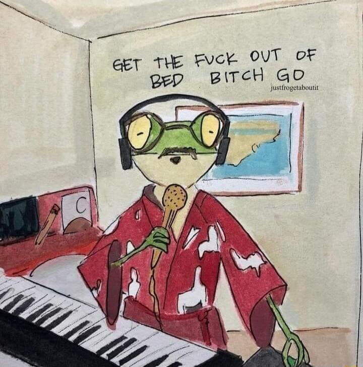 N g g CET THE Fuck OUT OF gep BITCH GO