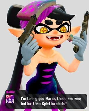 Im telling you Marie these are way better than Splattershots