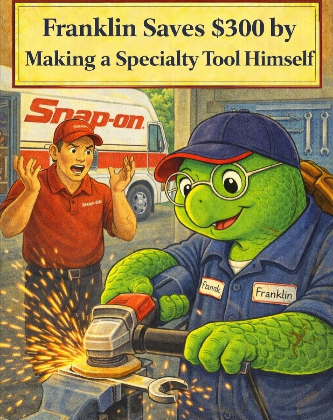 Franklin Saves $300 by Making a Specialty Tool Himself