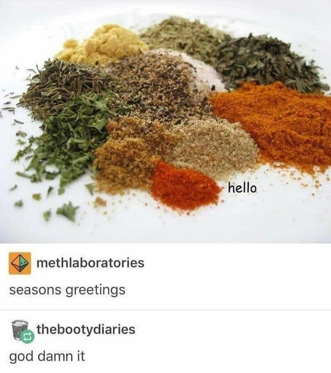 r L P methlaboratories seasons greetings thebootydiaries god damn it