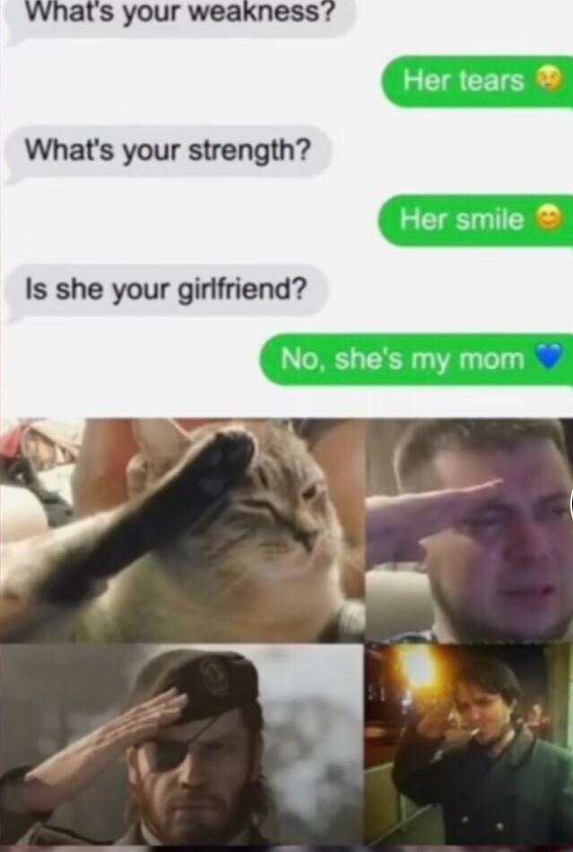 T CET Whats your strength Her smile Is she your girlfriend P