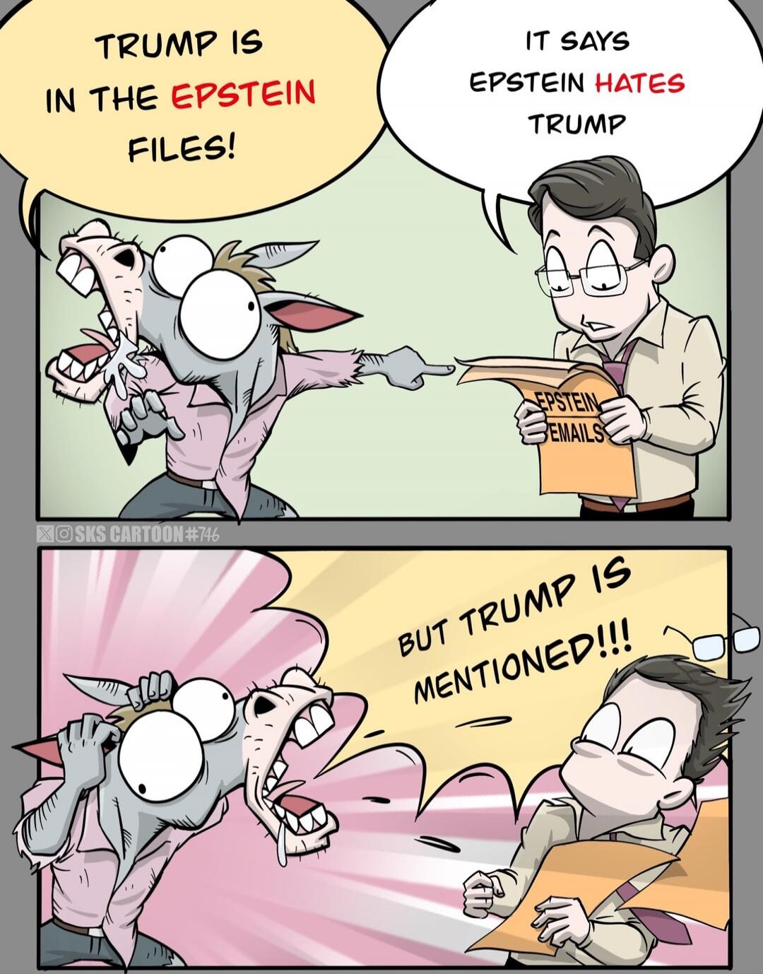 TRUMP IS IN THE EPSTEIN FILES!
IT SAYS EPSTEIN HATES TRUMP
BUT TRUMP IS MENTIONED!!!