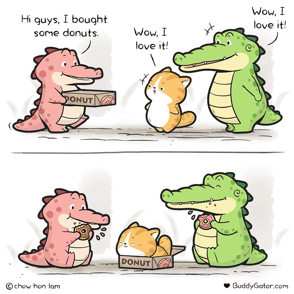 Hi quys T bought some donuts GuddyGatorcom