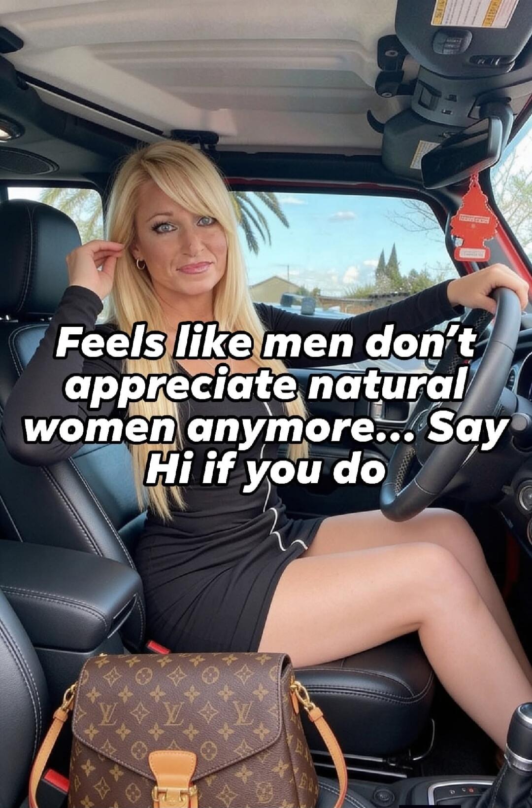 Feels like men don't appreciate natural women anymore... Say Hi if you do