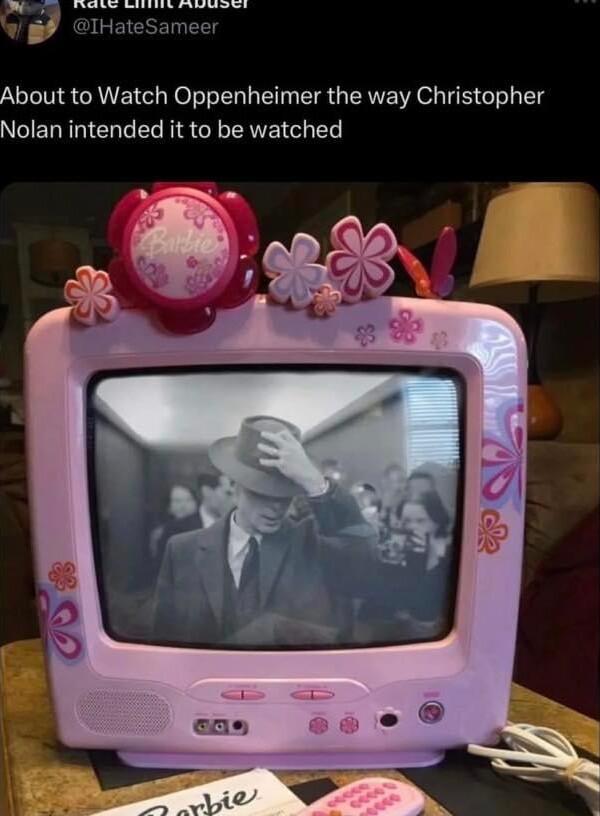 About to Watch Oppenheimer the way Christopher Nolan intended it to be watched