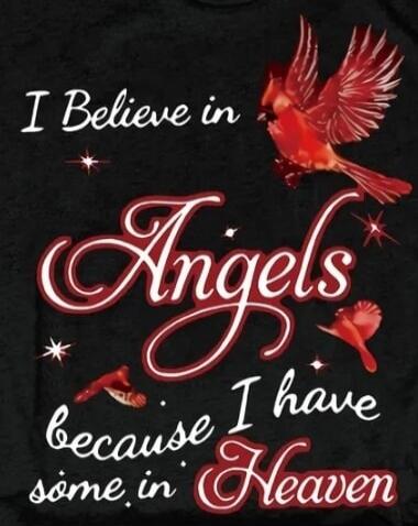 I Believe in Angels because I have some in Heaven