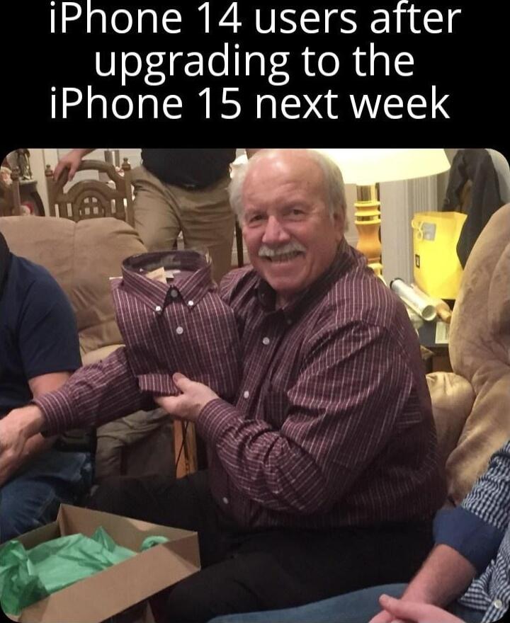 iPhone 14 users after upgrading to the iPhone 15 next week