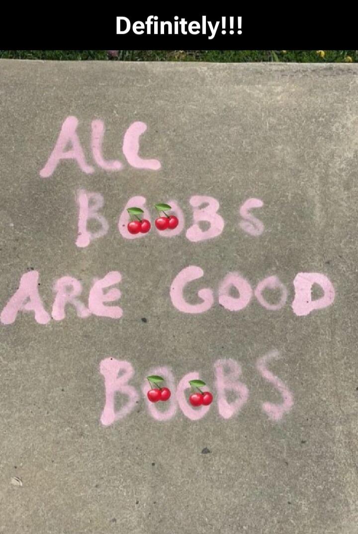Definitely!!! ALL BOOBS ARE GOOD BOOBS
