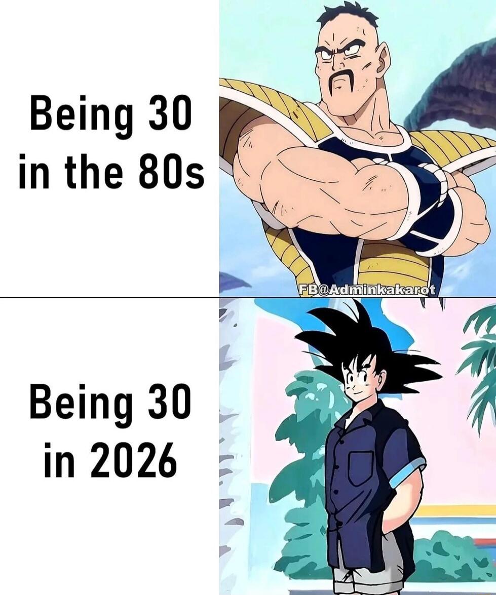 Being 30 in the 80s. Being 30 in 2026.