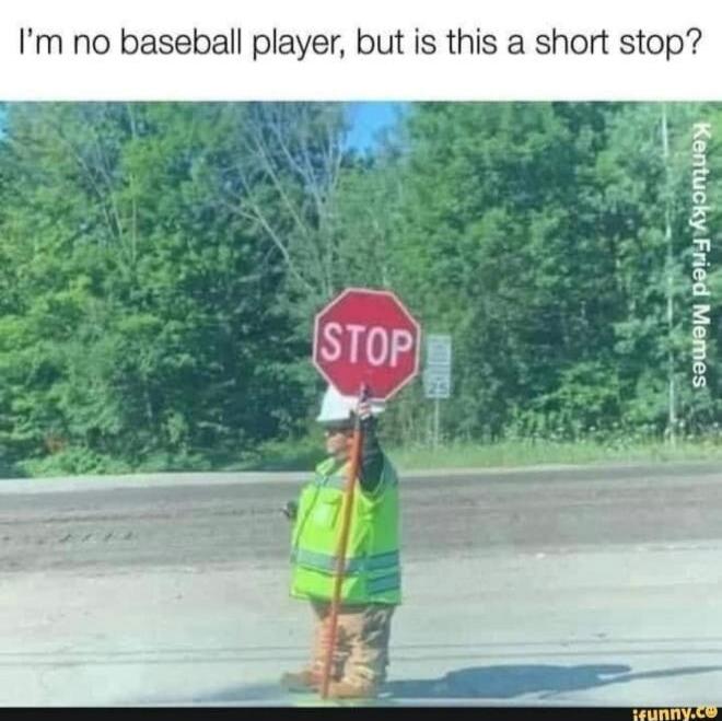 I'm no baseball player, but is this a short stop? STOP