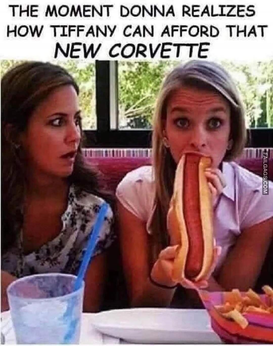 THE MOMENT DONNA REALIZES HOW TIFFANY CAN AFFORD THAT NEW CORVETTE