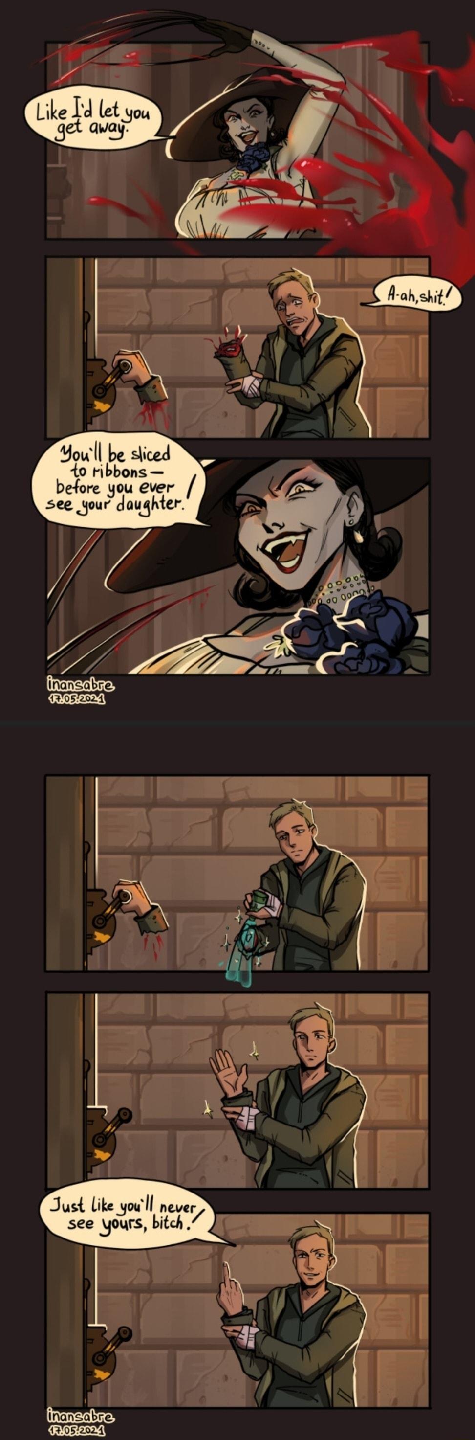 Youll be sliced 0 ribbons before you ever see jour daughter 7 Just Like youl pev see ours bitch 74