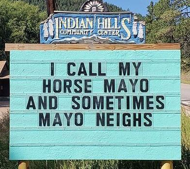 HORSE MAYD AND SOMETIMES 4 MAYO NEIGHS