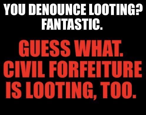 YOU DENOUNCE LOOTING FANTASTIC