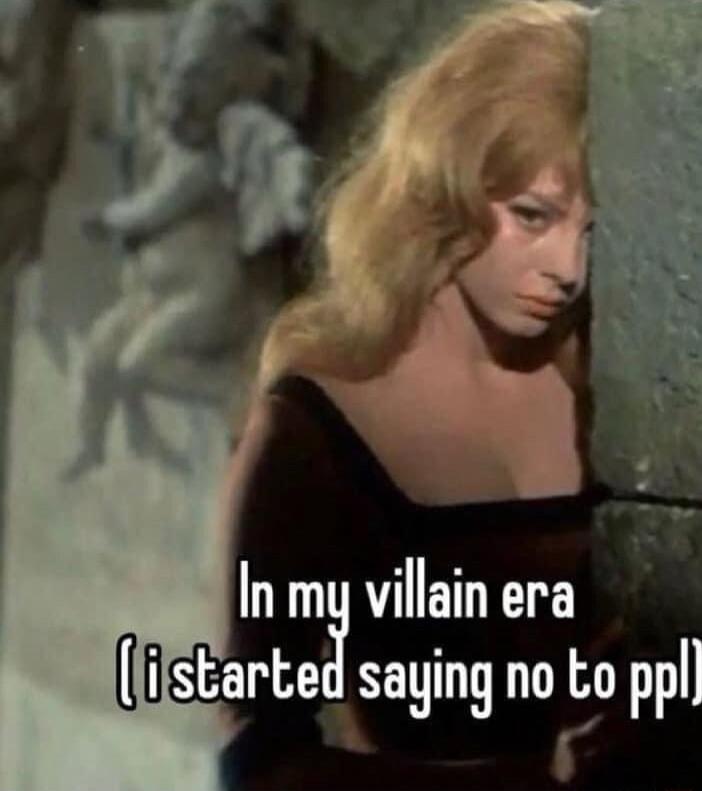 In m villainera listarte saying no to ppl p