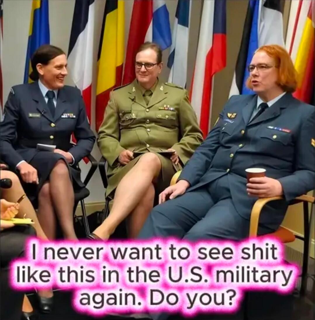 I never want to see shit like this in the U.S. military again. Do you?