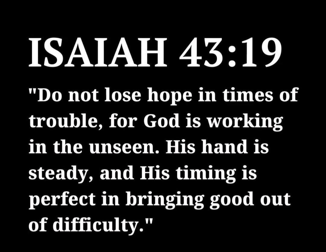 ISAIAH 43:19 