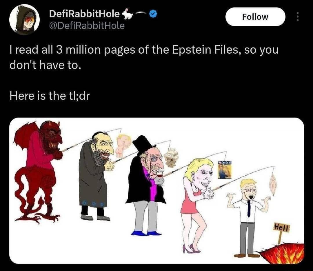 I read all 3 million pages of the Epstein Files, so you don't have to. Here is the tl;dr