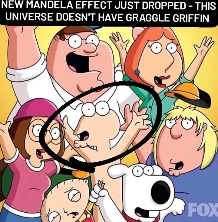 NEW MANDELA EFFECT JUST DROPPED THIS UNIVERSE DOESNT HAVE GRAGGLE GRIFFIN