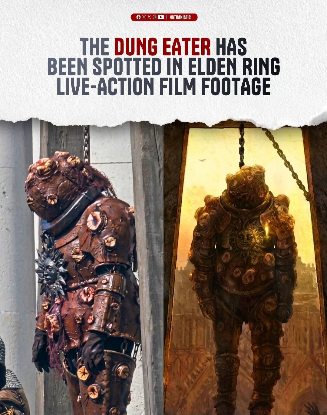 THE DUNG EATER HAS BEEN SPOTTED IN ELDEN RING LIVE-ACTION FILM FOOTAGE