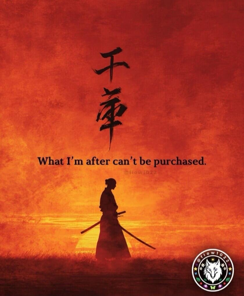 What I'm after can't be purchased.