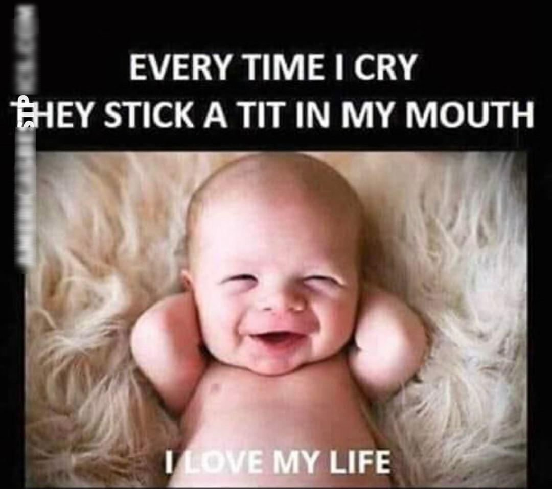 EVERY TIME CRY ZHEY STICK A TIT IN MY MOUTH