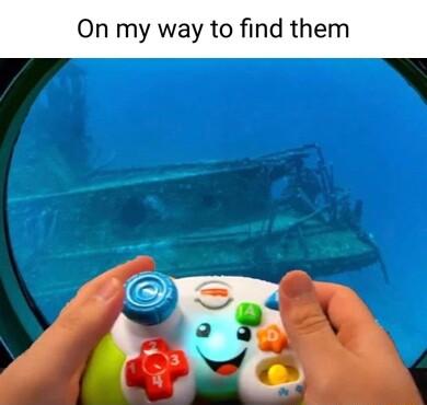 On my way to find them